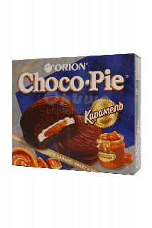 00-00052434 Թխվածքաբլիթ «Choco-Pie» կարամել 360գ  1540 ռուսաստան  Թխվածքաբլիթ  կարամելի միջուկով ,քանակը ՝ տուփում 12 հատ ;.jpg