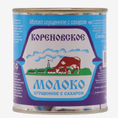 00-00025090 Condensed milk "Korenovskoe" with sugar 370g