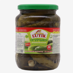 00-00013422 Canned "Lutik" marinade gherkin 6-9cm 720ml