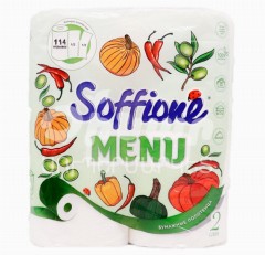 00-00054440 Անձեռոցիկ խոհանոցի «Soffione» Menu երկշերտ 2հատ