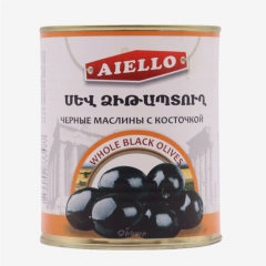 00-00009747 Ձիթապտուղ «Aiello» սև 850գ