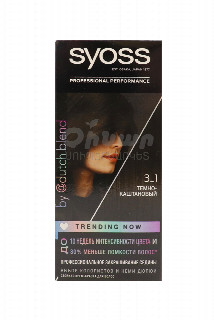 00-00020759 Մազի ներկ  «Syoss» Color 3-1 ռուսաստան Մազի ներկ,գույնը ՝  մուգ շականակագույն ;.jpg