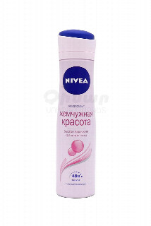 00-00023732 Հակաքրտինքային սփրեյ «Nivea» жемчужная красота women 150մլ 1150 Աերոզոլային հակաքրտինքային միջոց կանանց համար՝ 24-ժամյա պաշտպանություն քրտինքից.jpg