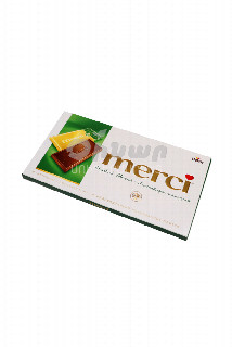 00-00012661   Շոկոլադե սալիկ «Merci» պնդուկ, նուշ 100գ 1130 Գերմանիա   Կաթնային շոկոլադե սալիկ` պնդուկի և նուշի կտորներով;.jpg