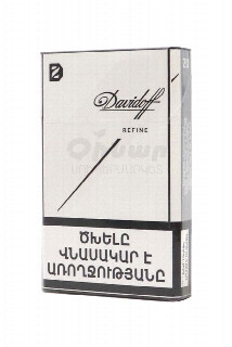 00-00026295 Ծխախոտ «Davidoff» Refine White  700   գերմանիա Խեժ 1մգ Նիկոտին։ 0.1մգ Քանակը տուփում։ 20.jpg