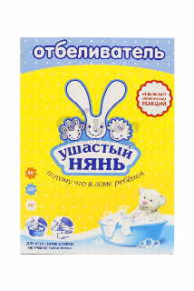 00-00005491  Փոշի լվացքի «Ушастый нянь» սպիտակեցնող, ավտոմատ  500գ 1000  Ռուս Լվացքի փոշի՝ նախատեսված մանկական հագուստը լվանալու համար։ Սպիտակեցնող փոշին պահպանում է հագուստի տեսքը բազում անգամ լվանալուց։.jpg