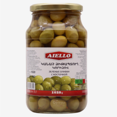 00-00009734 Olives "Aiello" green Eco at 1020g