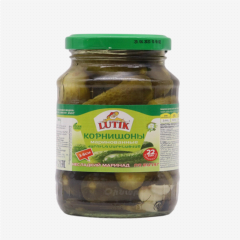 00-00013406 Canned "Lutik" cornichons 370g