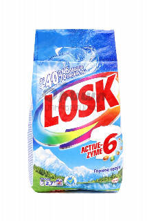 00-00021631  Փոշի լվացքի «Losk» Լեռնային լիճ, սպիտակ 2,7կգ 2750Լվացքի փոշի  Լեռնային լիճ սպիտակ լվացքի համար, ավտոմատ.jpg