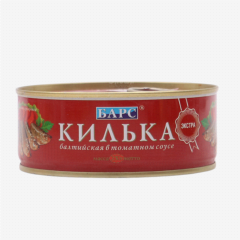 00-00013705 Canned fish "Bars" kilki Baltic 250g