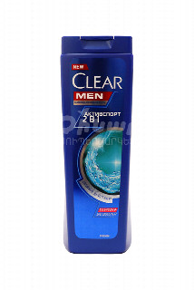 00-00030381 Շամպուն «Clear Men» թեփի դեմ 200մլ 1050 ռուսաստան  Տղամարդկաց համար շամպուն` թեփի դեմ, նորմալ մազերի համար;.jpg