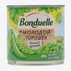 00-00055892 Canned "Bonduelle" young green peas 425g