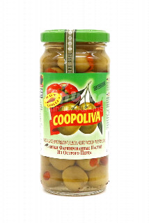 00-00024695 Ձիթապտուղ «Coopoliva» կանաչ լցոնված կծու պղպեղով 142գ 870.jpg