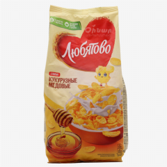 00-00028858 Ready breakfast "Любятово" Corn flakes with honey 250g