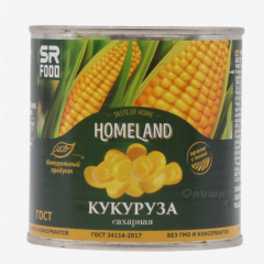 00-00045703 Canned "Homeland" corn 400g