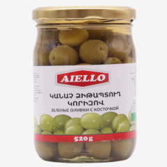 00-00009735 Ձիթապտուղ «Aiello» կանաչ Eco ատ 520գ