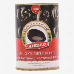 00-00009739 Ձիթապտուղ «Aiello» սև խոշոր 400գ