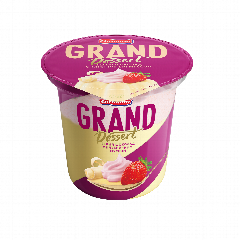 00-00011483  Յոգուրտ սերուցքային «Ehrmann» Grand Dessert ելակ  6% 200գ