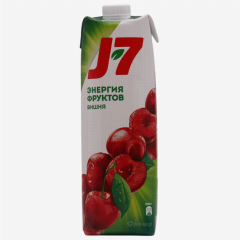 00-00046677 Natural juice "J7" cherry 970ml Russia Natural juice cherry