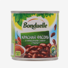 00-00013337 Պահածո «Bonduelle» լոբի կարմիր չիլլի թ/տ 430գ