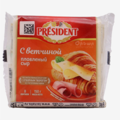 00-00030484 Melted cheese "President" ham