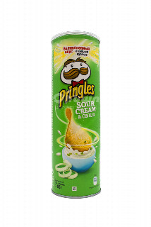 00-00022596 Չիպս «Pringles» թթվասեր, սոխ 165գ