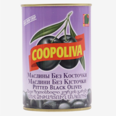 00-00009769 Оливки "Coopoliva" шелковица чёрная без косточек 425г