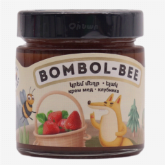 00-00059125 Cream honey "Bombol Bee" strawberry 220g