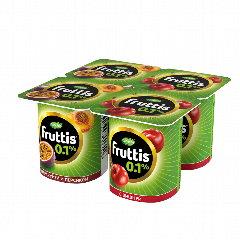 00-00033629 Յոգուրտ «Campina Fruttis» դեղձ, բալ,մարակույա 0.1% 110գ