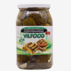 00-00034451 Canned "VilFood" marinated cucumbers 900ml