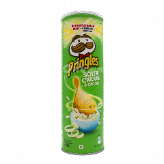 00-00022596Չիպս «Pringles» թթվասեր, սոխ 165գ