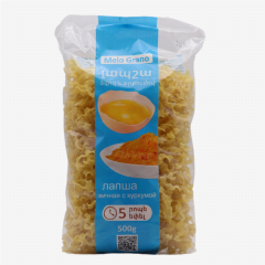 00-00048531 Pasta "Melo Grano" noodles with egg and turmeric 500g