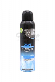 00-00021478 Հակաքրտինքային սփրեյ «Garnier» sport men 150մլ 980 Աերոզոլային հակաքրտինքային միջոց՝ տղամարդկանց համար Ապահովում է 96 ժամյա երկարատև պաշտպանություն քրտինքից.jpg