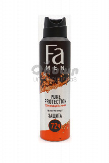 00-00051509 Հակաքրտինքային  սփրեյ «Fa» Men Pure protection 150մլ  950 ռուսաստան  հակաքրտինքային միջոց ` թարմեցնող բույրով;.jpg