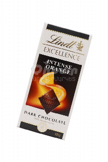 00-00026913 Շոկոլադե սալիկ «Lindt» Excellence Մուգ շոկոլադ,նարինջ 100գ 1360  Շվեցարիա   Դառ շոկոլադ ՝ նարնջի և նուշի կտորներով ;.jpg