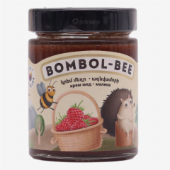 00-00059130 Cream honey "Bombol Bee" raspberry 290g