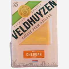 00-00053483 Պանիր «Veldhuyze» Cheddar շերտերով 150գ