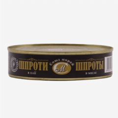 00-00013792 Canned fish "Союз Морей" sprat in oil 150g