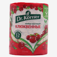 00-00026619 Հացիկներ խրխրթան «Dr.Korner» Լոռամրգի 90գ