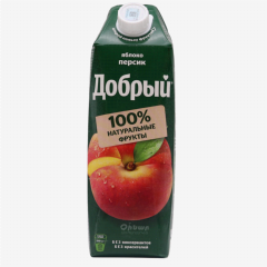 00-00031498 Natural juice "Добрый" apple, peach 1l