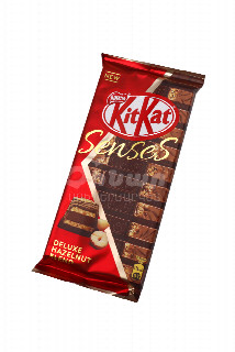 00-00051956   Շոկոլադե սալիկ «KitKat Senses» Deluxe Hazelnut 100գ  570 ռուսաստան Կաթնային և մուգ շոկոլադ պնդուկի համով, խրթխրթան վաֆլիով;.jpg