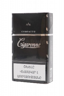 00-00031661  Ծխախոտ «Cigaronne» Compatto Black