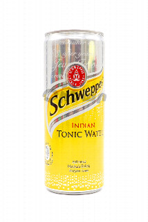 00-00035548 Գազավորված ոչ ալկոհոլային ըմպելիք «Schweppes» տոնիկ ինդիան 250մլ