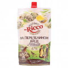 00-00027044 Մայոնեզ «Mr. Ricco» լորի ձու 67%  220մլ