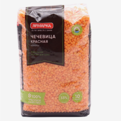 00-00052809 Lentils "Ярмарка" red 700g