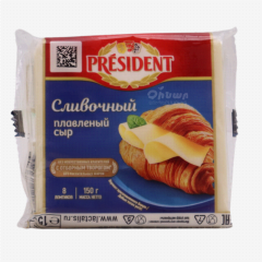 00-00014040 Պանիր հալած «President» սերուցքային 150գ