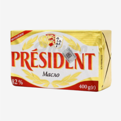 00-00007305 Butter "President" 82% 400g