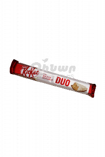 00-00043412 Շոկոլադե բատոն « KitKat Duo Deluxe coconut» սպիտակ շոկոլադ, կոկոս 58գ 360 ռուսաստան Բատոն՝ սպիտակ շոկոլադ կոկոսի համով և կաթնային շոկոլադ նուշի համով, խրթխրթան   վաֆլիով։.jpg