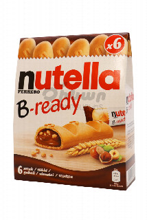 00-00043990 Թխվածքաբլիթ «Nutella B-ready» 132գ   1870 իտալիաԽրթխրթան թխվածքաբլիթ՝ նուտելայով լցոնված, ; քանակը տուփում ՝ 6 հատ ;.jpg