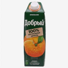 00-00031493 Natural juice "Добрый" orange 1l